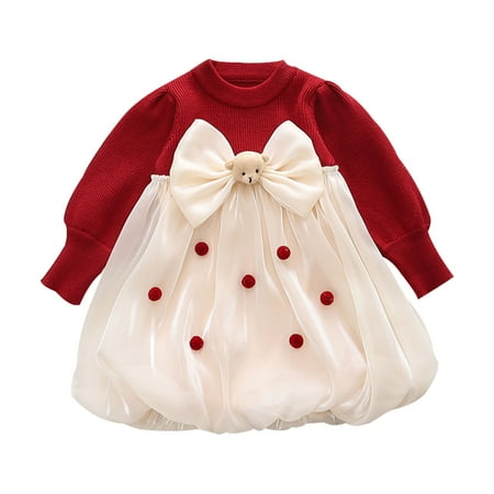 QIPOPIQ Clearance Girls Dresses Girls Dress Baby Girl New Year s Greetings Red Sweater Princess Dress Bear Knit Dress
QIPOPIQ Clearance Girls Dresses Girls Dress Baby Girl New Year s Greetings Red Sweater Princess Dress Bear Knit Dress