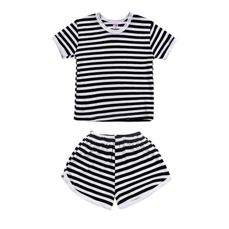 Summer Savings Clearance! Dezsed Toddler Girl Summer Outfits Fashion Black White Striped Short Sleeve T-Shirt And Shorts Sets Casual Baby Boy Outfit Set 3-7Years Children S Sports Suit
Summer Savings Clearance! Dezsed Toddler Girl Summer Outfits Fashion Black White Striped Short Sleeve T-Shirt And Shorts Sets Casual Baby Boy Outfit Set 3-7Years Children S Sports Suit