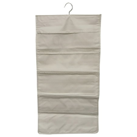Peryerana Hanging Closet Organizer 2-Sided Mesh Pockets Wardrobe Storage Bag Pouch for Underwear Bra Socks 15 Grid Beige
Peryerana Hanging Closet Organizer 2-Sided Mesh Pockets Wardrobe Storage Bag Pouch for Underwear Bra Socks 15 Grid Beige