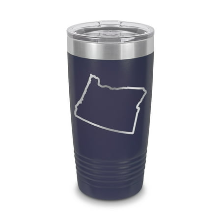 Oregon Outline Tumbler 20 oz - Laser Engraved w/ Clear Lid - Stainless Steel - Vacuum Insulated - Double Walled - Travel Mug - or - Navy
Oregon Outline Tumbler 20 oz - Laser Engraved w/ Clear Lid - Stainless Steel - Vacuum Insulated - Double Walled - Travel Mug - or - Navy