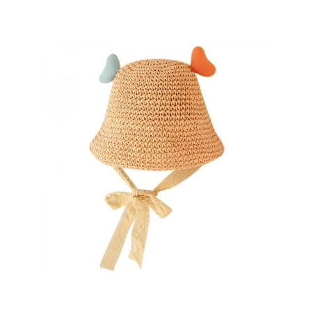Baby Boy Girl Straw Hats with Strings Summer Sun Protection Beach Hat with Two Heart for Toddler Kids 2-6Y
Baby Boy Girl Straw Hats with Strings Summer Sun Protection Beach Hat with Two Heart for Toddler Kids 2-6Y