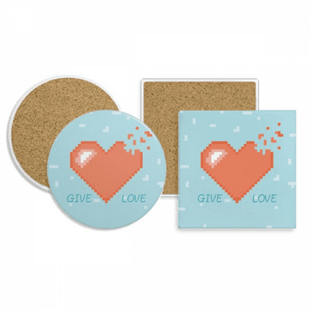 Disappear Heart Give Love Pixel Coaster Cup Mug Holder Absorbent Stone Cork Base Set
Disappear Heart Give Love Pixel Coaster Cup Mug Holder Absorbent Stone Cork Base Set