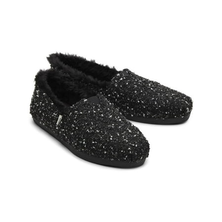 Toms Girls Alpargata Slip On Metallic Fashion Loafers
