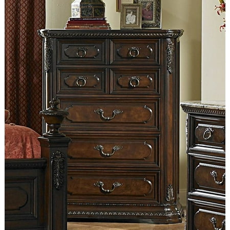 Homelegance Spanish Bay 42 Inch Chest in Dark Brown Cherry