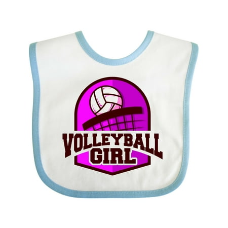 Inktastic Volleyball Girl Gift Baby Girl Bib