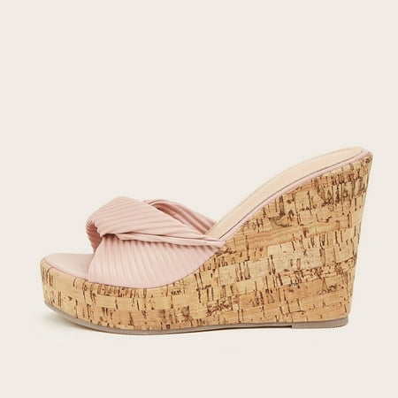 XIAQUJ Fashion Design Wedges High Heels Women Sandals Toe Platform Slippers Sandals Sandals for Women Pink 9(42)
XIAQUJ Fashion Design Wedges High Heels Women Sandals Toe Platform Slippers Sandals Sandals for Women Pink 9(42)