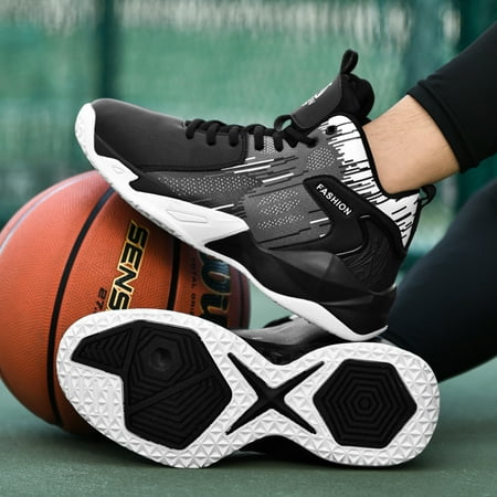 Men s Fashion High Top Color Block Mesh Breathable Anti-odor Shock Absorption Wear-resistant Lace Up Sports Shoes For Basketball Running
Men s Fashion High Top Color Block Mesh Breathable Anti-odor Shock Absorption Wear-resistant Lace Up Sports Shoes For Basketball Running