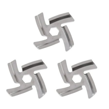 AOOOWER 3pcs/set Type 5 Mincer Knife Stainless Steel Anti Rust 4 Blade Hexagon Hole Meat
AOOOWER 3pcs/set Type 5 Mincer Knife Stainless Steel Anti Rust 4 Blade Hexagon Hole Meat