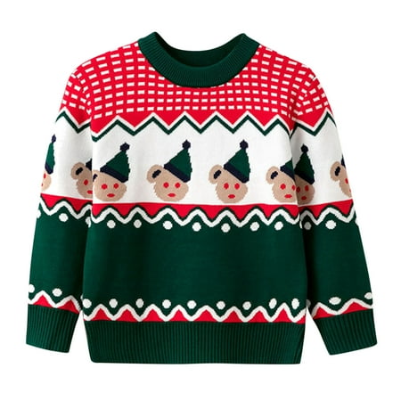 Aompmsdx Toddler Boys Girls Christmas Cartoon Bear Print Warm Knitted Sweater Long Sleeve Xmas Tops Knitwear Cardigan Coat Christmas Stranger Things
Aompmsdx Toddler Boys Girls Christmas Cartoon Bear Print Warm Knitted Sweater Long Sleeve Xmas Tops Knitwear Cardigan Coat Christmas Stranger Things
