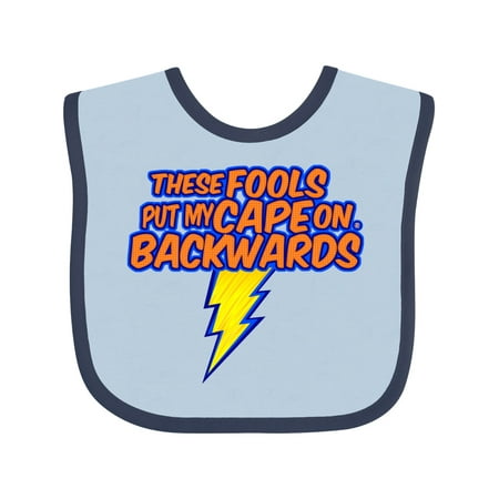 Inktastic These Fools Put My Cape on Backwards® Superhero Gift Baby Boy or Baby Girl Bib
Inktastic These Fools Put My Cape on Backwards® Superhero Gift Baby Boy or Baby Girl Bib