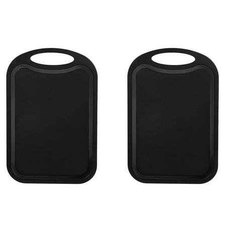 2X Plastic Chopping Block Meat Vegetable Cutting Board Non- Anti Overflow with Hang Hole Chopping Board Black
2X Plastic Chopping Block Meat Vegetable Cutting Board Non- Anti Overflow with Hang Hole Chopping Board Black