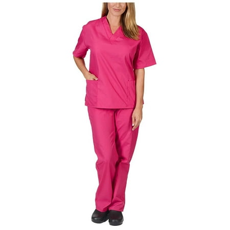 Christmas Gifts Men & Women Short Sleeve V-Neck Tops+Pants Nursing Working Uniform Set Suit Polyester Hot Pink 2Xl
Christmas Gifts Men & Women Short Sleeve V-Neck Tops+Pants Nursing Working Uniform Set Suit Polyester Hot Pink 2Xl