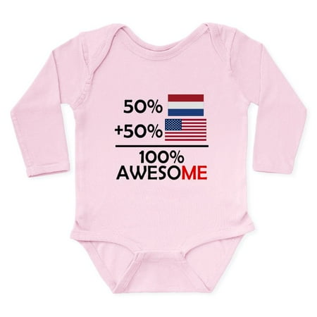 CafePress - Half Dutch Half American Body Suit - Long Sleeve Infant Bodysuit
CafePress - Half Dutch Half American Body Suit - Long Sleeve Infant Bodysuit