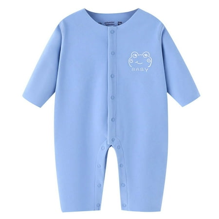 Fall Romper Baby Boy Baby Girls Boys Solid Bodysuit Long Sleeve Children 1Pc Romper Kids Bodysuit One Piece Clothing 1-Blue 12-18 Months 
Fall Romper Baby Boy Baby Girls Boys Solid Bodysuit Long Sleeve Children 1Pc Romper Kids Bodysuit One Piece Clothing 1-Blue 12-18 Months