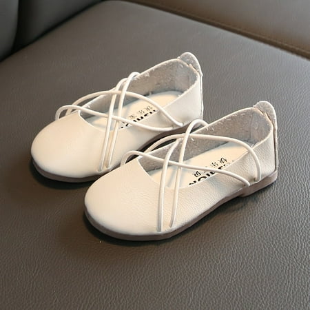 Valentine s Day Shoes Deals Children Infant Kids Baby Girls Solid Cross Tie Shallow Single Princess Shoes White Sandals For Kids Size 9.5 M
Valentine s Day Shoes Deals Children Infant Kids Baby Girls Solid Cross Tie Shallow Single Princess Shoes White Sandals For Kids Size 9.5 M