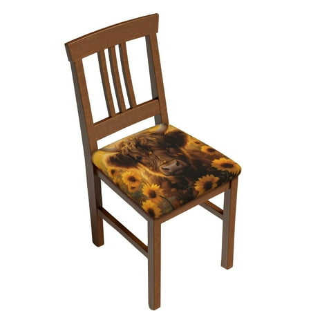Sigee Cute Cow Sunflower Field for Square Chair Cushion Covers for Furniture Protector Couch Cushion Slipcovers-Four Pieces
Sigee Cute Cow Sunflower Field for Square Chair Cushion Covers for Furniture Protector Couch Cushion Slipcovers-Four Pieces