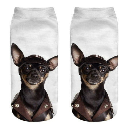 Womens Socks 3D Novelty Crazy Funny Dog Ankle Sock Cute Colorful Cartoon Low Cut Sock
Womens Socks 3D Novelty Crazy Funny Dog Ankle Sock Cute Colorful Cartoon Low Cut Sock