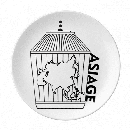 Map Cage Continent Asia Art Deco Fashion Plate Decorative Porcelain Salver Tableware Dinner Dish
Map Cage Continent Asia Art Deco Fashion Plate Decorative Porcelain Salver Tableware Dinner Dish