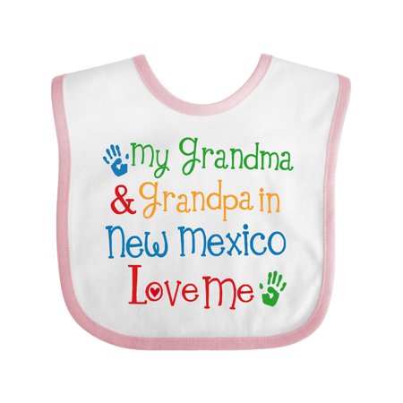 Inktastic Newe Mexico Grandma Loves Me Gift Baby Boy or Baby Girl Bib 
Inktastic Newe Mexico Grandma Loves Me Gift Baby Boy or Baby Girl Bib