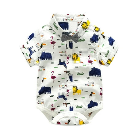 EHTMSAK Infant Baby Toddler Children Boy 2PCS Outfits Summer Clothing Set Short Sleeve Bodysuit and Suspender Shorts Set White 3M-2Y 100
EHTMSAK Infant Baby Toddler Children Boy 2PCS Outfits Summer Clothing Set Short Sleeve Bodysuit and Suspender Shorts Set White 3M-2Y 100
