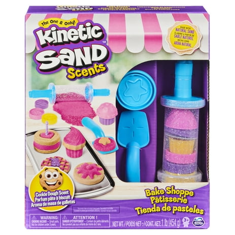 Kinetic Sand Scents, Bake Shoppe Playset with 1lb of Scented and Neon Sand and 16 Tools and Molds (Walmart Exclusive)
