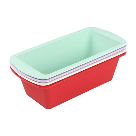 AQQW 1/4Pcs Toast Mold Non-Stick Silicone Loaf Pan Heat-resistant Bread Mold Rectangle Baking Mould for Home Kitchen
AQQW 1/4Pcs Toast Mold Non-Stick Silicone Loaf Pan Heat-resistant Bread Mold Rectangle Baking Mould for Home Kitchen