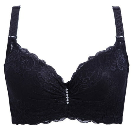 Pretty Comy Women s Plus Size Full Coverage Original Wirefree Support Bra Lace Push Up Bra
Pretty Comy Women s Plus Size Full Coverage Original Wirefree Support Bra Lace Push Up Bra