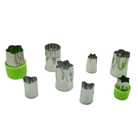 ROBOT-GXG 8pcs/set Stainless Steel Fruit Floral Shape Cutter Salad Carving Vegetable Mold Kitchen Tools Cookie Fondant
ROBOT-GXG 8pcs/set Stainless Steel Fruit Floral Shape Cutter Salad Carving Vegetable Mold Kitchen Tools Cookie Fondant