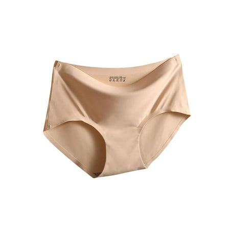 Babula Women Solid One Piece Seamless Cool Silk Lingerie Panties