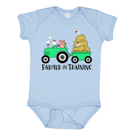 Inktastic Farmer in Training Cute Pig Chickens and Tractor Gift Baby Boy or Baby Girl Bodysuit
Inktastic Farmer in Training Cute Pig Chickens and Tractor Gift Baby Boy or Baby Girl Bodysuit