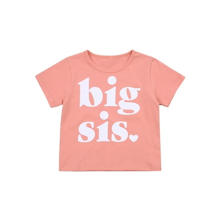 Baby Toddler Girl Matching Shirt Little Sister Big Sister Short Sleeve Bodysuit T-Shirt Summer Clothes
Baby Toddler Girl Matching Shirt Little Sister Big Sister Short Sleeve Bodysuit T-Shirt Summer Clothes