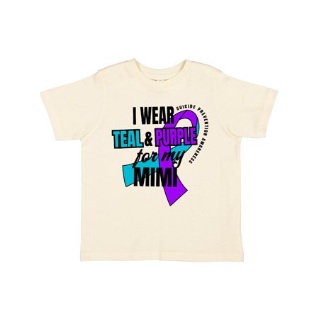 Inktastic Suicide Prevention I Wear Teal and Purple for My Mimi Gift Toddler Boy or Toddler Girl T-Shirt
Inktastic Suicide Prevention I Wear Teal and Purple for My Mimi Gift Toddler Boy or Toddler Girl T-Shirt