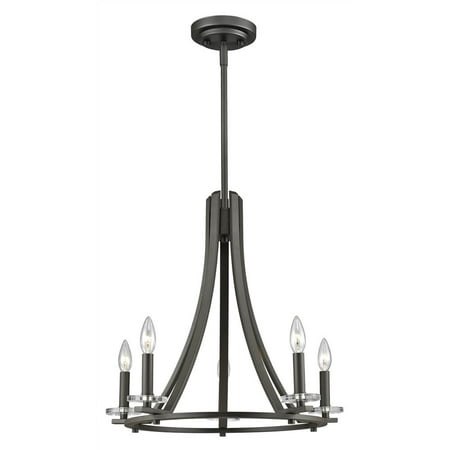 Z-Lite Verona 5 Light Chandelier in Bronze