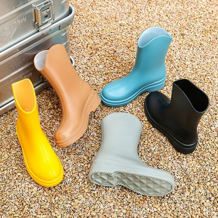 Cathalem Rubber Boots for Men Simple Style Snow Boots Women Non Slip Detachable With Cotton Inside Rain Water Proof Shoes Women s Blue 7
Cathalem Rubber Boots for Men Simple Style Snow Boots Women Non Slip Detachable With Cotton Inside Rain Water Proof Shoes Women s Blue 7