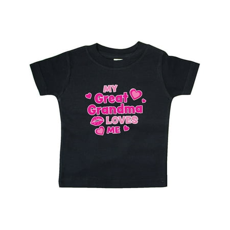 Inktastic Valentine s Day My Great Grandma Loves Me Hearts and Lips Gift Baby Boy or Baby Girl T-Shirt
Inktastic Valentine s Day My Great Grandma Loves Me Hearts and Lips Gift Baby Boy or Baby Girl T-Shirt