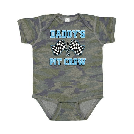 Inktastic Daddys Pit Crew Boys Racing Gift Baby Boy Bodysuit