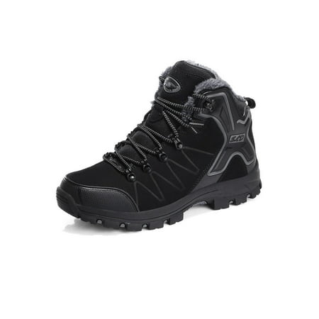 Difumos Mens Breathable Winter Warm Snow Booties Non-Slip Round Toe Trekking Shoe Walking Comfortable Ankle Boots Black 7
Difumos Mens Breathable Winter Warm Snow Booties Non-Slip Round Toe Trekking Shoe Walking Comfortable Ankle Boots Black 7