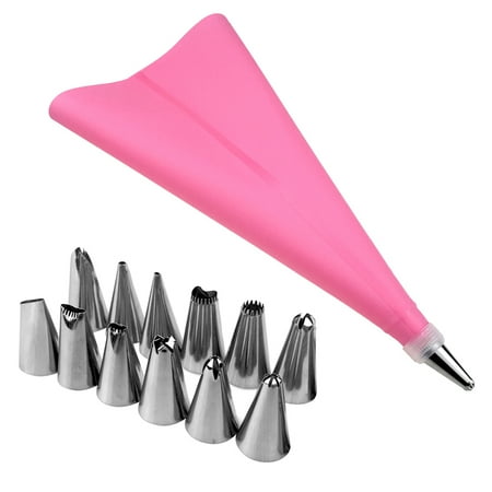 14 PCS/Set Cake Decorating Tips Set Icing Piping Cream Pastry Bag 12 pcs Stainless Steel Nozzle Set DIY Cake Decorating Tools
14 PCS/Set Cake Decorating Tips Set Icing Piping Cream Pastry Bag 12 pcs Stainless Steel Nozzle Set DIY Cake Decorating Tools