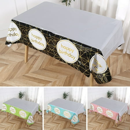 Disposable Tablecloth Anti-fouling Protective Happy Birthday Glossy Table Cover Party Supplies Blue PlasticFeature: Sta
Disposable Tablecloth Anti-fouling Protective Happy Birthday Glossy Table Cover Party Supplies Blue PlasticFeature: Sta