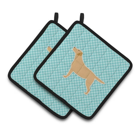 Carolines Treasures BB3697PTHD Yellow Labrador Retriever Checkerboard Blue Pair of Pot Holders 7.5HX7.5W multicolor
Carolines Treasures BB3697PTHD Yellow Labrador Retriever Checkerboard Blue Pair of Pot Holders 7.5HX7.5W multicolor