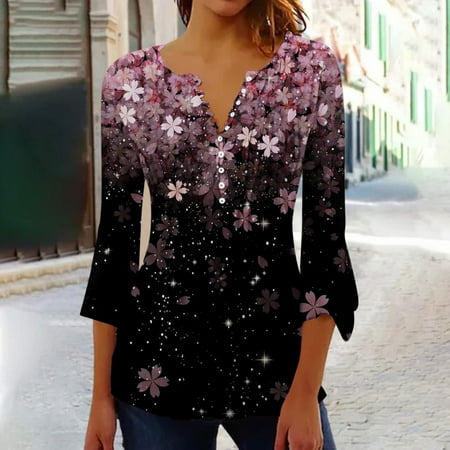 Short Sleeve Shirts For Women Trendy Women s Casual Trumpet 3/4 Sleeve Printed Buttoned Basic Ruched Corset Tunic Tops Pleated T-shirts Blouses Womens Summer Tops 2023 Womens Tops Blouses For Women
Short Sleeve Shirts For Women Trendy Women s Casual Trumpet 3/4 Sleeve Printed Buttoned Basic Ruched Corset Tunic Tops Pleated T-shirts Blouses Womens Summer Tops 2023 Womens Tops Blouses For Women