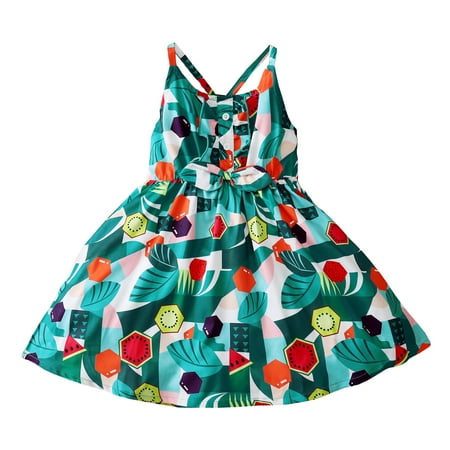 Baby Girls Dress Strap Fruits Print Sleeveless Dress 1PCS Summer Dress 18-24 Months Green
Baby Girls Dress Strap Fruits Print Sleeveless Dress 1PCS Summer Dress 18-24 Months Green
