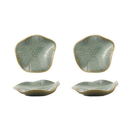 Qeeadeea/Ceramic Chopstick Holders 4pc Chopstick Rests Dinner Chopstick Stand For Home Decoration Restaurant-light green-lotus leaf shape
Qeeadeea/Ceramic Chopstick Holders 4pc Chopstick Rests Dinner Chopstick Stand For Home Decoration Restaurant-light green-lotus leaf shape