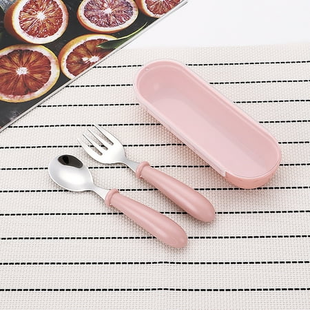 CHMORA Stainless Steel Baby Cutlery Fork And Spoon Baby Cutlery Toddler Training Tools
CHMORA Stainless Steel Baby Cutlery Fork And Spoon Baby Cutlery Toddler Training Tools