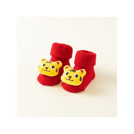 Bellella Infant Baby Socks Slipper Cartoon Christmas Crib Shoes Pull On Ankle Cute Soft Shoe Indoor Holiday Floor Slippers Red Tiger 3-12months
Bellella Infant Baby Socks Slipper Cartoon Christmas Crib Shoes Pull On Ankle Cute Soft Shoe Indoor Holiday Floor Slippers Red Tiger 3-12months