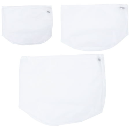 3pcs Useful Drawstring Pocket Laundry Bags White Mesh Laundry Bags Clothes Protection Washing Bags (Size S M L Each 1 PC)
3pcs Useful Drawstring Pocket Laundry Bags White Mesh Laundry Bags Clothes Protection Washing Bags (Size S M L Each 1 PC)