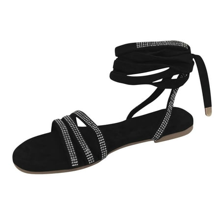 OAVQHLG3B Sandals for Women Clearance Flat Bottom Rhinestone Cross Lace Women s Shoes European And Beautiful Women Sandals
OAVQHLG3B Sandals for Women Clearance Flat Bottom Rhinestone Cross Lace Women s Shoes European And Beautiful Women Sandals