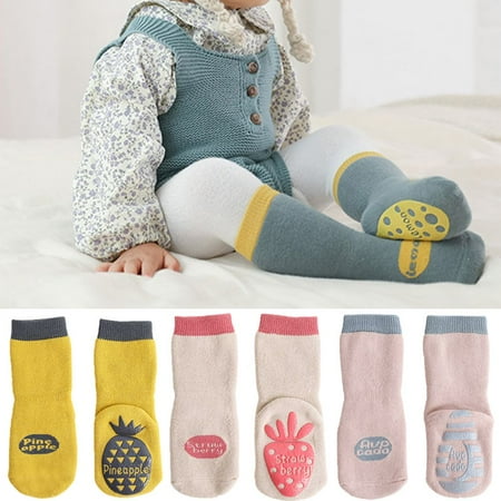 SPRING PARK 1 Pair Baby Toddler Girls Socks Gripper Straps Fruit Patterns Gift Newborn Infant Anti Slip Middle Tube Socks
SPRING PARK 1 Pair Baby Toddler Girls Socks Gripper Straps Fruit Patterns Gift Newborn Infant Anti Slip Middle Tube Socks