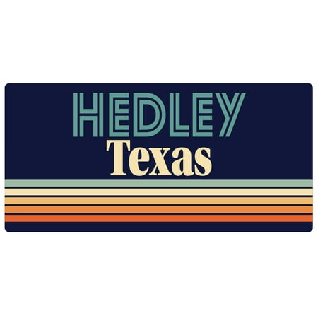 Hedley Texas 5 x 2.5-Inch Fridge Magnet Retro Design