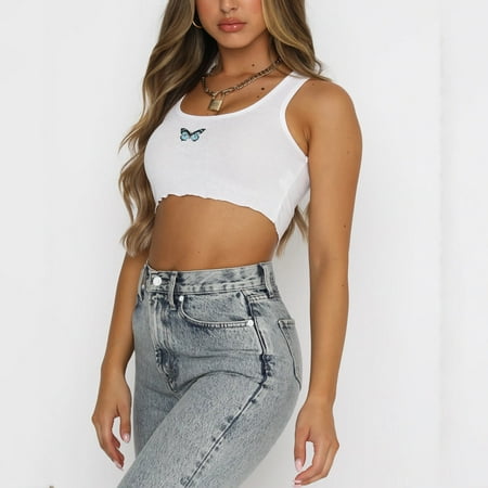 Coappsuiop Lingerie For Women Womens Fashion butterfly printed TankLadies Cami Swing Vest Clubwear Underwear Women
Coappsuiop Lingerie For Women Womens Fashion butterfly printed TankLadies Cami Swing Vest Clubwear Underwear Women